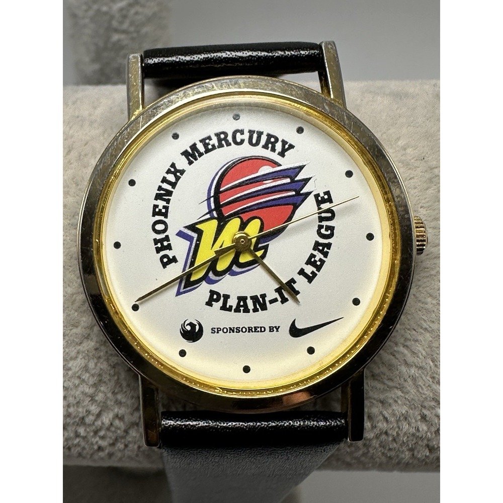 WNBA Protyme Phoenix Mercury Plan-It League‎ Watch New Battery 33MM 7.5" N90
